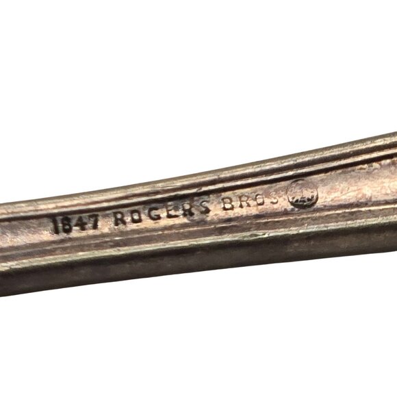 Antique Silver Plated Flatware Set Fork Spoon Butter Knives Elegant JJ3781 - Picture 10 of 14